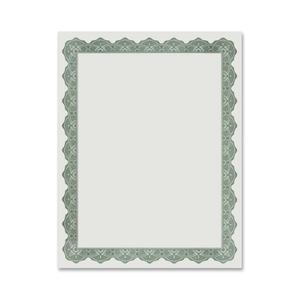 CERTIFICATES GREEN BORDER